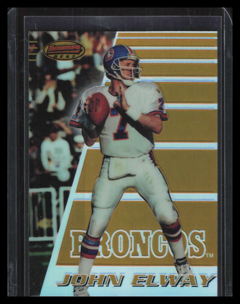 1996 Bowman's Best Refractor 115 John Elway