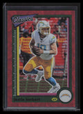 2022 Classics Premium Edition Timeless Tributes h2 Red 49 Justin Herbert 30/35