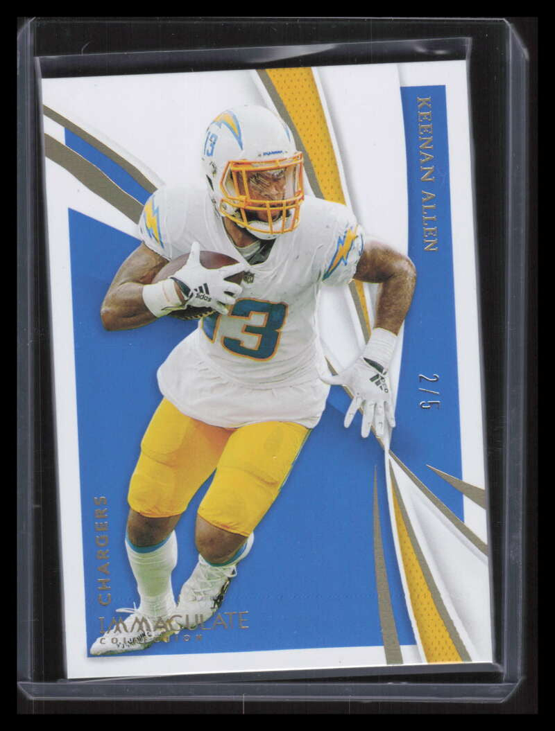 2021 Immaculate Collection Gold 38 Keenan Allen 2/5