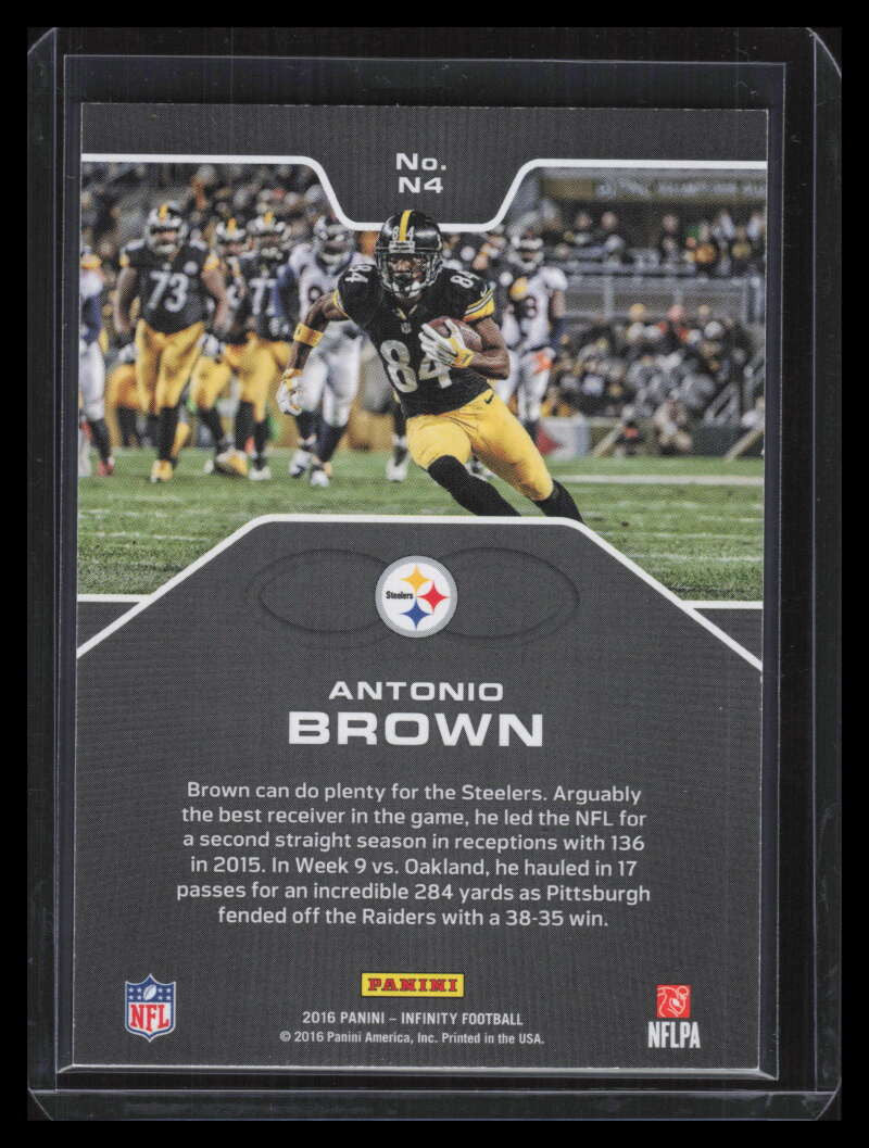2016 Panini Infinity NFINITE 4 Antonio Brown SP