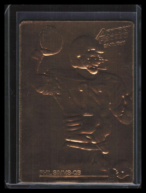1992 Action Packed Rookie Update Mint Parallel 57 Phil Simms 113/250