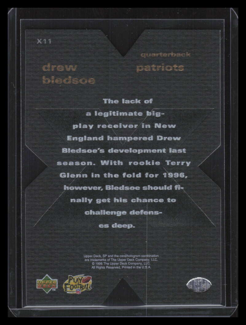 1996 SP Explosive x11 Drew Bledsoe