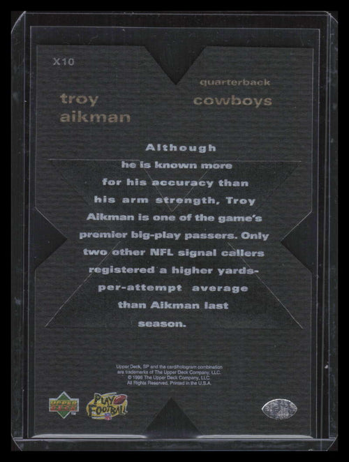 1996 SP Explosive x10 Troy Aikman