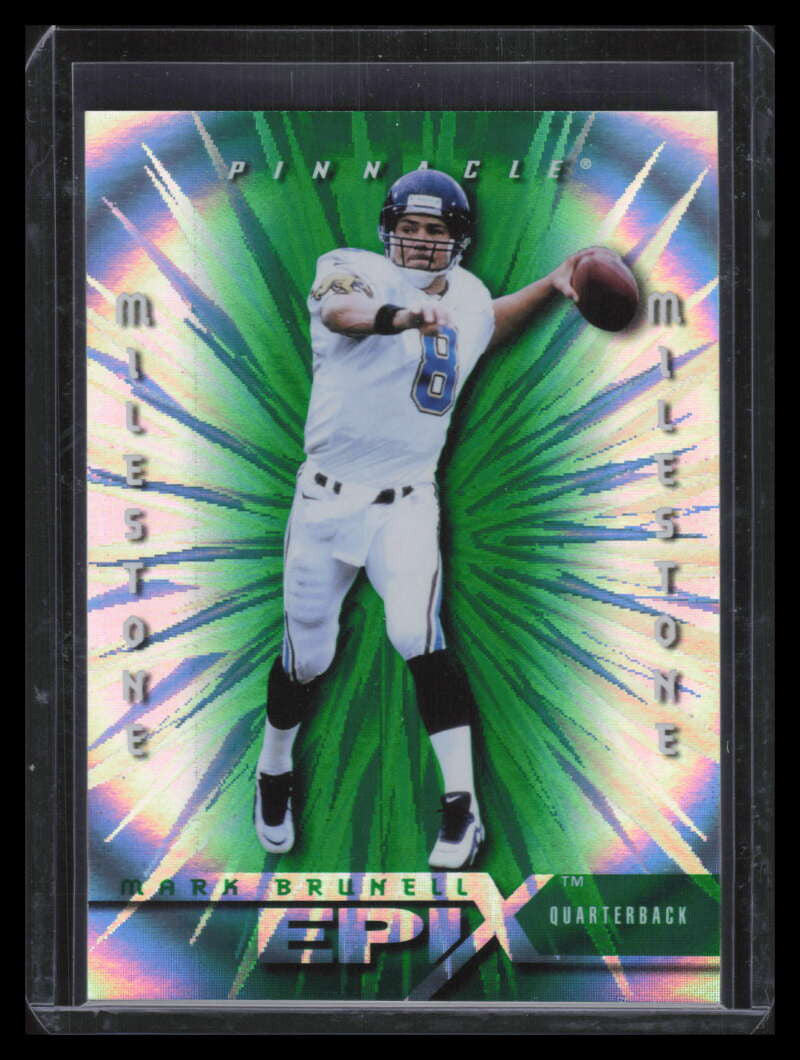 1998 Score Epix Hobby Emerald m10 Mark Brunell Milestone 27/30