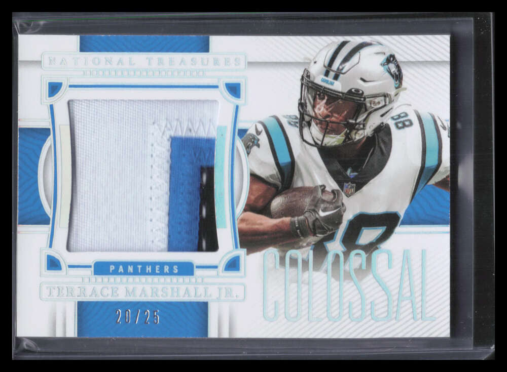 2022 Panini National Treasures Colossal Silver Terrace Marshall Jr. Patch 20/25