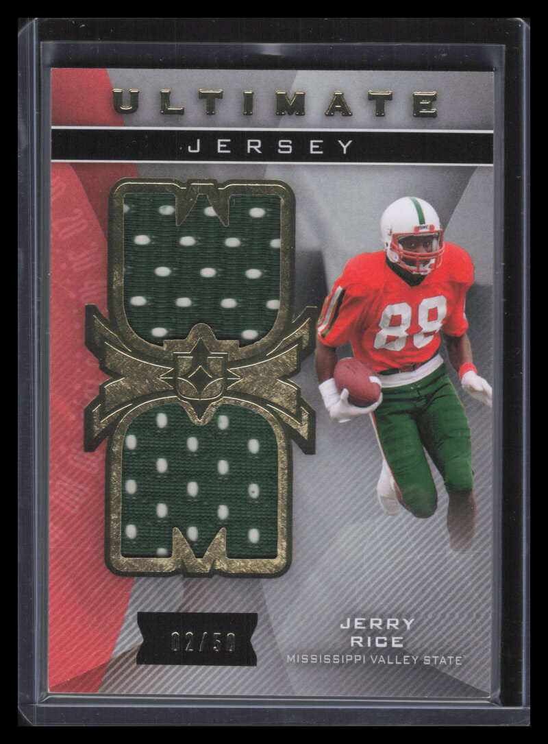 DELETE 135340 2013 Ultimate Collection Ultimate Jerseys UJJR Jerry Rice Dual Jersey 2/50
