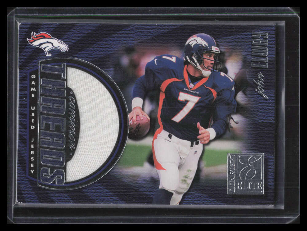 1999 Donruss Elite Common Threads 5 John Elway Jersey 14/150