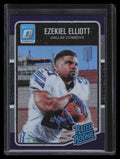 2016 Donruss Optic Purple Refractor 168 Ezekiel Elliott RR Rated Rookie