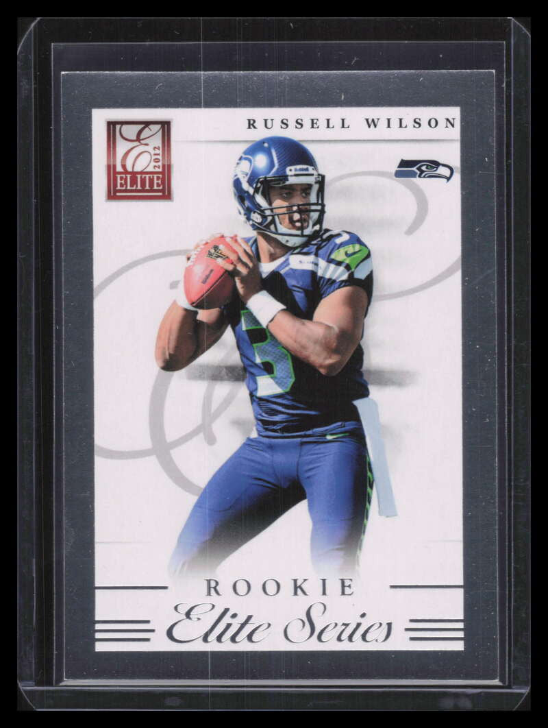 2012 Elite Series Rookies 25 Russell Wilson Rookie 345/999