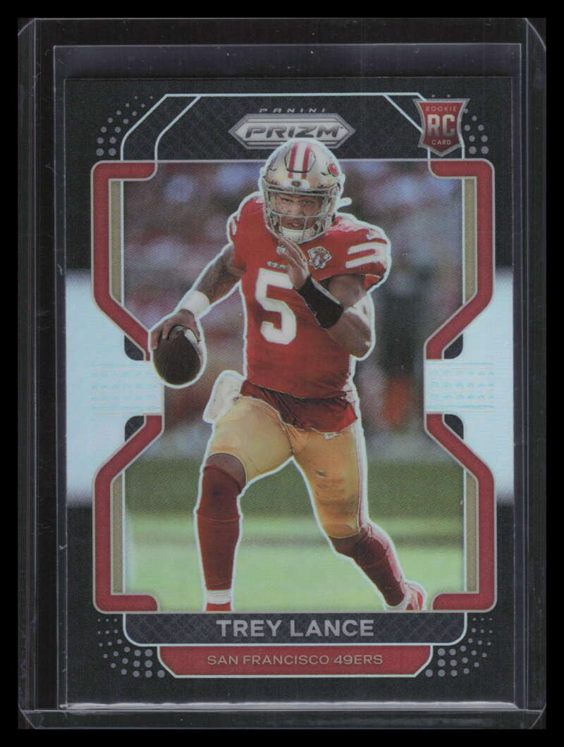 DELETE 135399 2021 Panini Chronicles Prizm Black Silver Refractor 4 Trey Lance Rookie