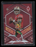 DELETE 135420 2021 Panini Phoenix Rookie Rising Red 3 Trey Lance Rookie 107/199