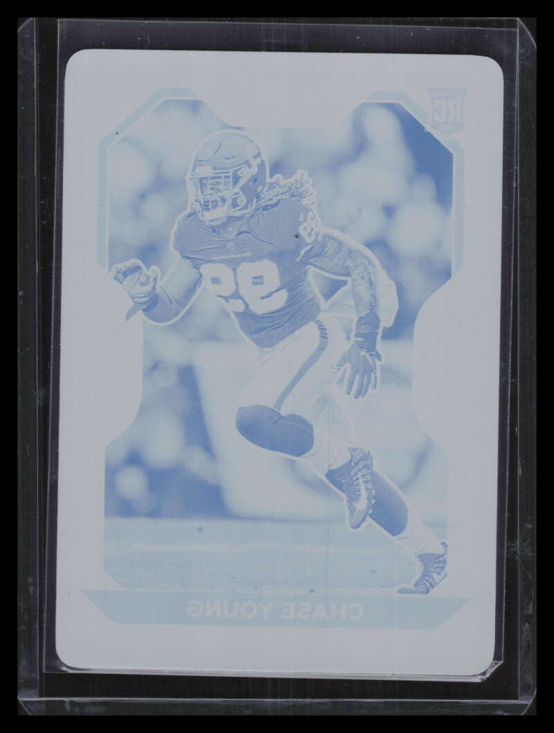 2020 Panini Prizm Variations No Huddle Printing Plate Chase Young Rookie 1/1