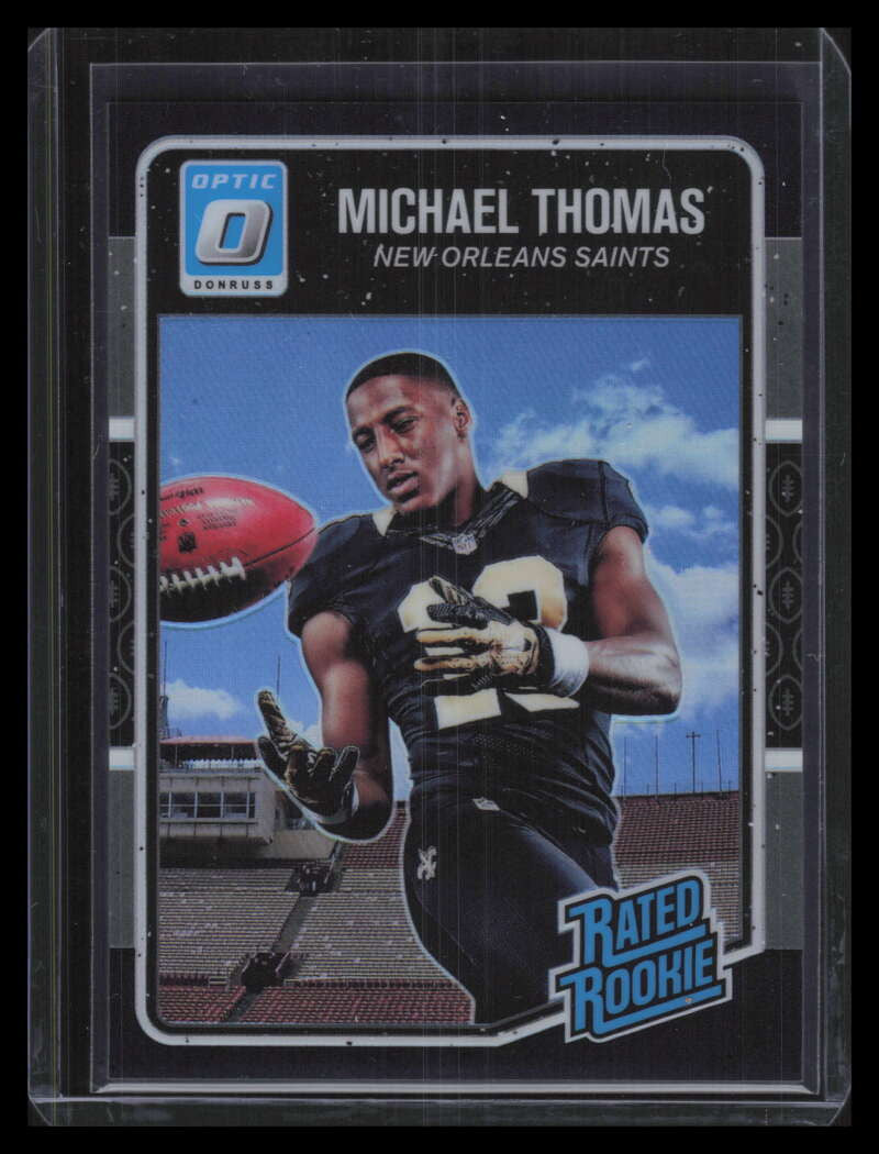 2016 Donruss Optic Black Refractor 186 Michael Thomas RR Rated Rookie 6/25