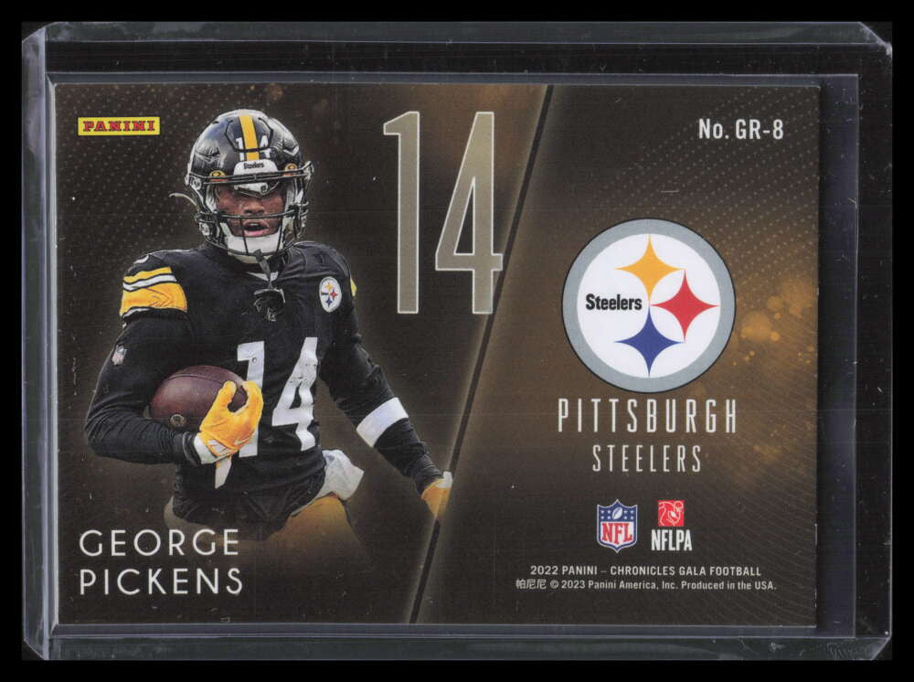 2022 Panini Chronicles Gala Rookies 8 George Pickens Rookie 8/8