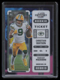 2022 Panini Contenders Optic Nebula 66 Christian Watson Rookie 2/2