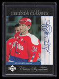 2004-05 UD Legends Classics Signatures cs44 Al Iafrate Auto