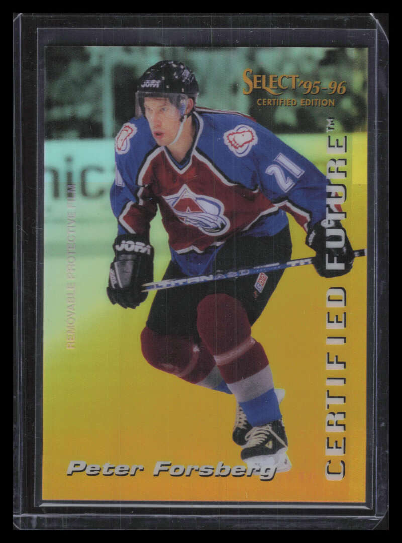 1995-96 Select Certified Future 1 Peter Forsberg