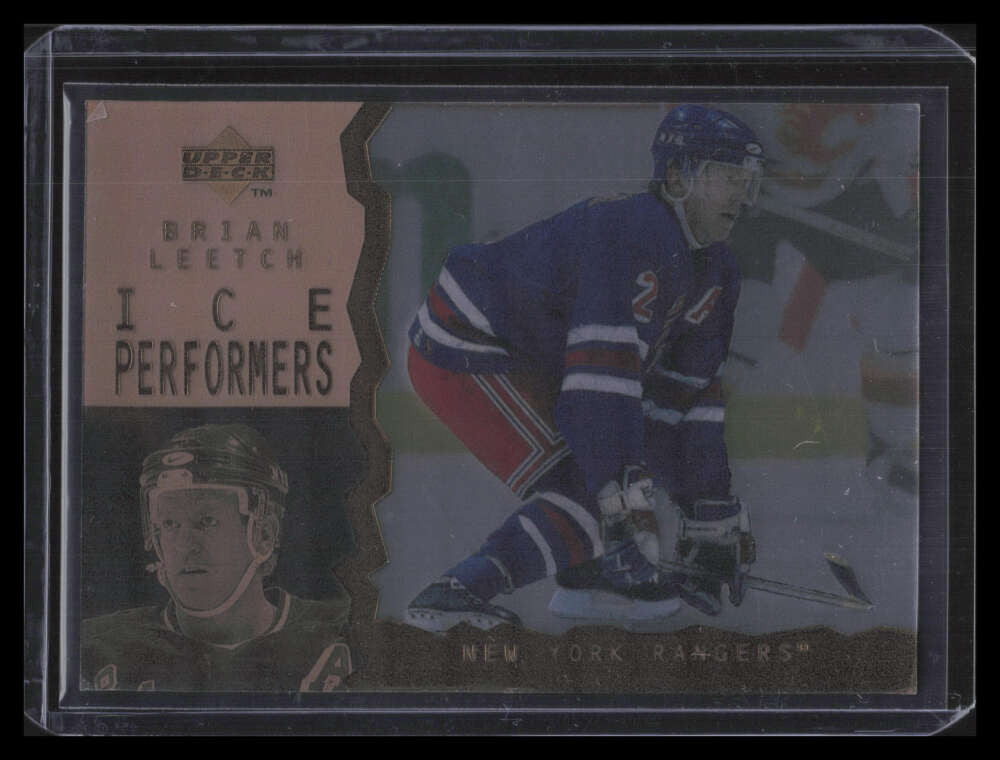 1996-97 Upper Deck Ice Acetate Parallel 43 Brian Leetch