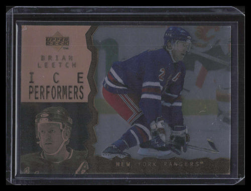 1996-97 Upper Deck Ice Acetate Parallel 43 Brian Leetch