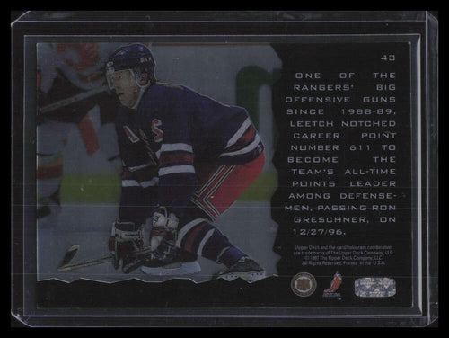 1996-97 Upper Deck Ice Acetate Parallel 43 Brian Leetch