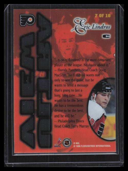1995-96 Ultra Ultraview 7 Eric Lindros Ultra View