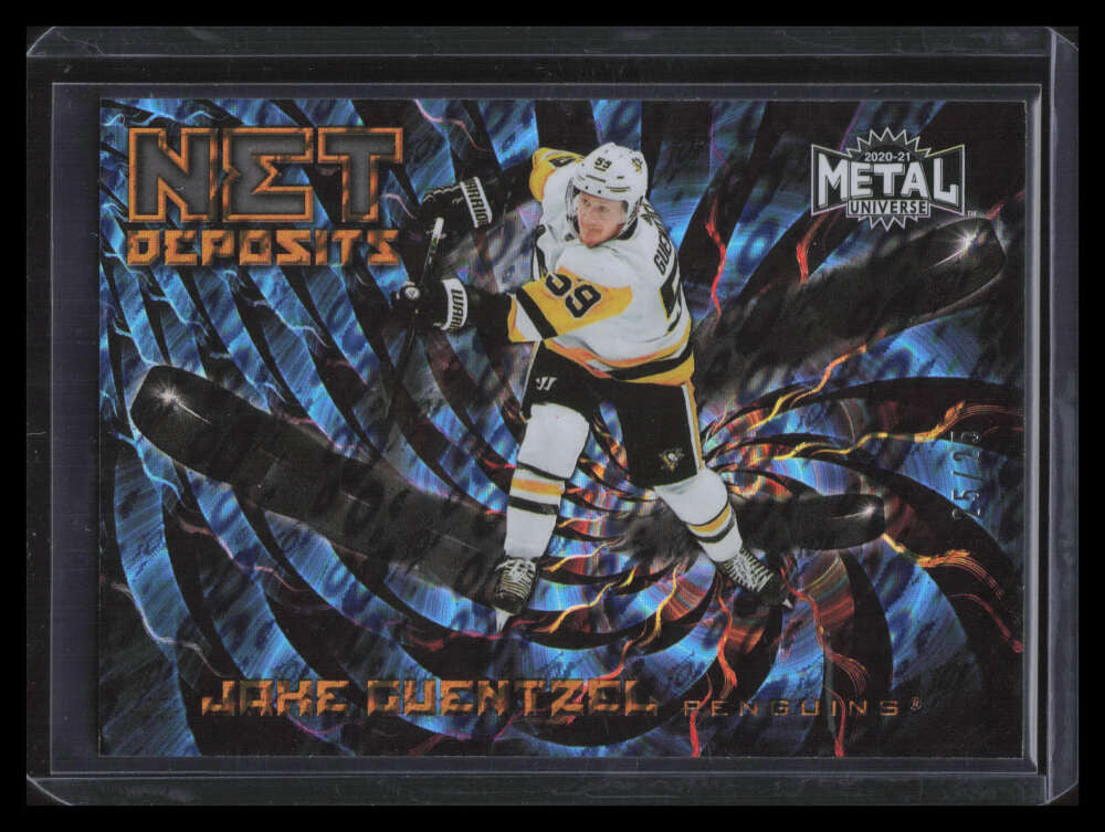 2020-21 Metal Universe Net Deposits Gold nd13 Jake Guentzel 25/25