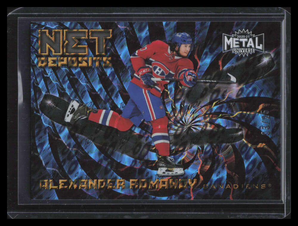 2020-21 Metal Universe Net Deposits Gold nd5 Alexander Romanov Rookie 3/25