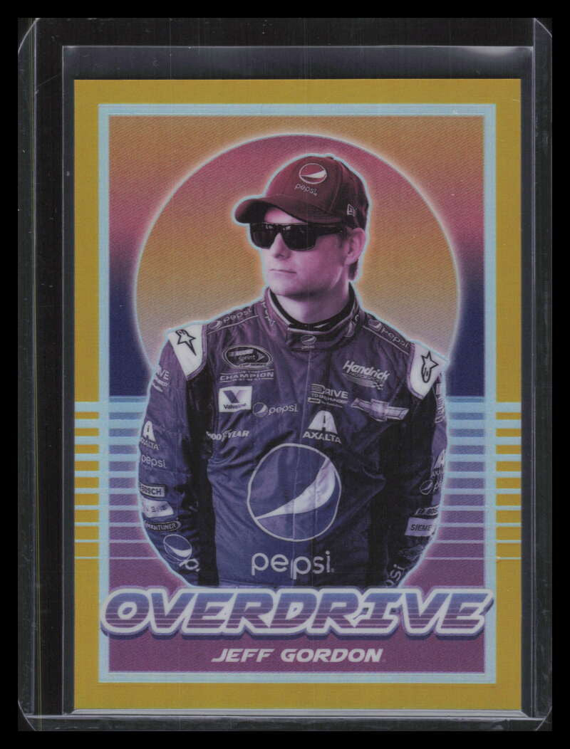 2022 Panini Chronicles Overdrive Gold 12 Jeff Gordon 9/10