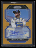 2022 Panini Prizm Signatures Prizms Gold Refractor 59 Chase Elliott Auto 3/10
