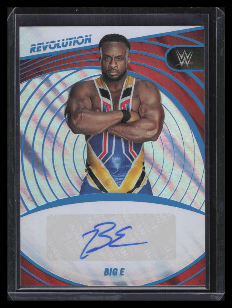 2023 Revolution WWE Autographs Lava AGBGE Big E Auto 4/10