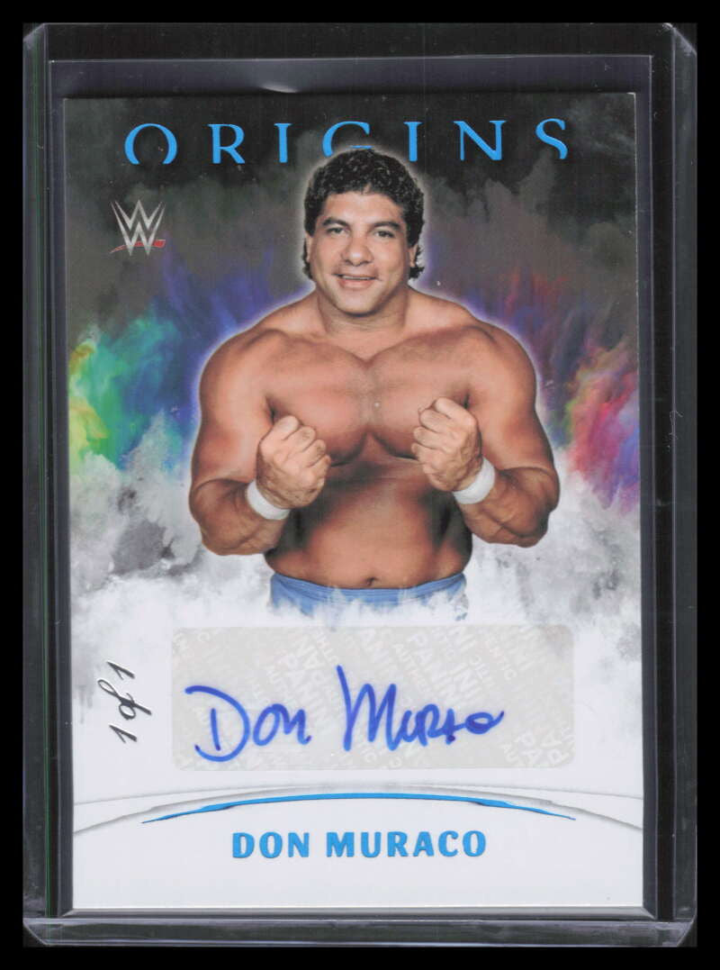 2022 Panini Chronicles WWE Origins Autographs Platinum OADMR Don Muraco Auto 1/1