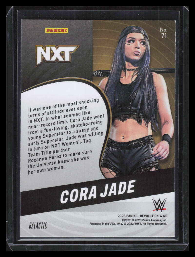 2023 Revolution WWE Galactic 71 Cora Jade