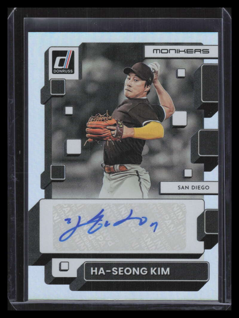 2022 Donruss Monikers 3 Ha-Seong Kim Auto