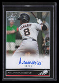 DELETE 135665 2018 Leaf Ultimate Draft 92 Silver Prismatic Alexander Canario Rookie Auto 10/15