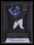 DELETE 135675 2020 Leaf Trinity Clear Autographs Red cadc3 Diego Cartaya Arookie Auto 2/15