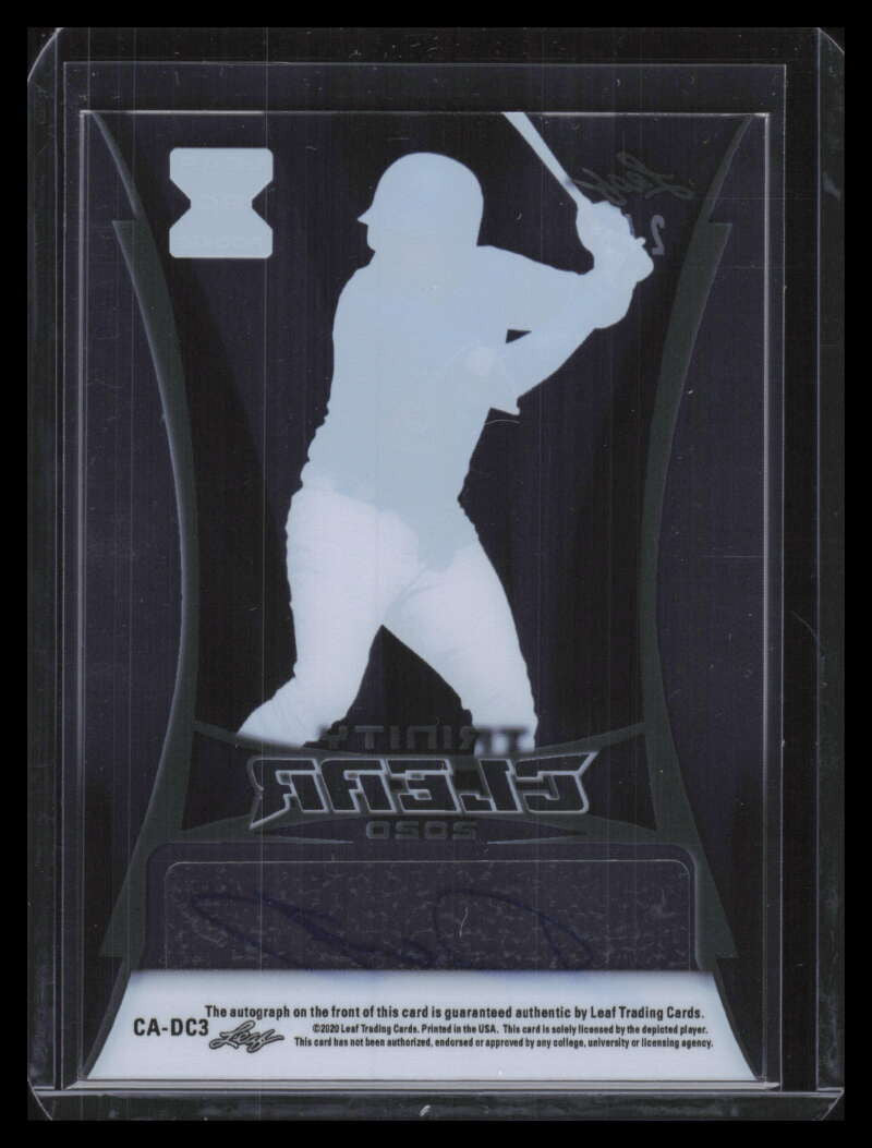 DELETE 135675 2020 Leaf Trinity Clear Autographs Red cadc3 Diego Cartaya Arookie Auto 2/15
