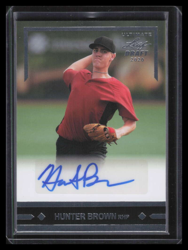 DELETE 135678 2020 Leaf Ultimate Draft '91 Gold Leaf Rookies glrhb1 Hunter Brown Rookie Auto