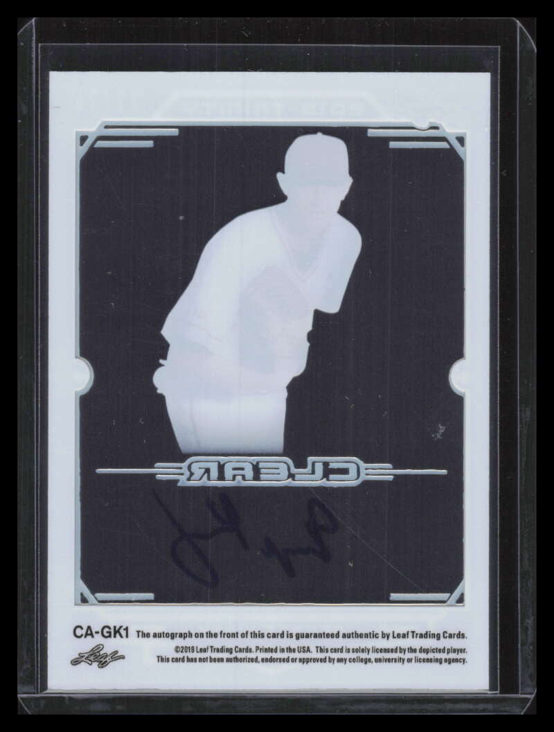 DELETE 135682 2019 Leaf Trinity Clear Autographs Green cagk1 George Kirby Rookie Auto 22/25