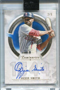 DELETE 135715 2018 Topps Luminaries Hit Kings Autographs Blue HROS Ozzie Smith Auto 2/5