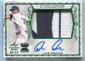 DELETE 135732 2020 Leaf Trinity Autographs Green Spectrum Luis Medina Rookie Patch Auto 36/50