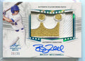 DELETE 135743 2019 Leaf Trinity Autographs Platinum Brady McConnell Rookie Patch Auto 29/35