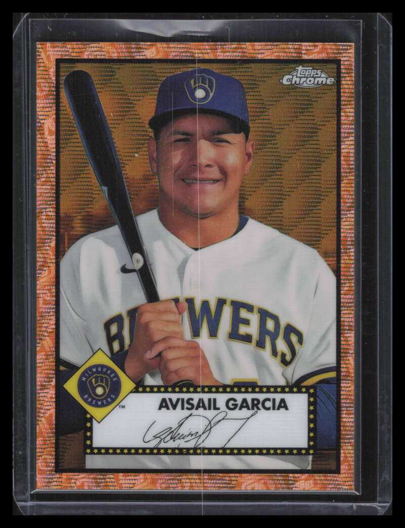 2021 Topps Chrome Platinum Rose Gold 70th Refractor 455 Avisail Garcia 7/50