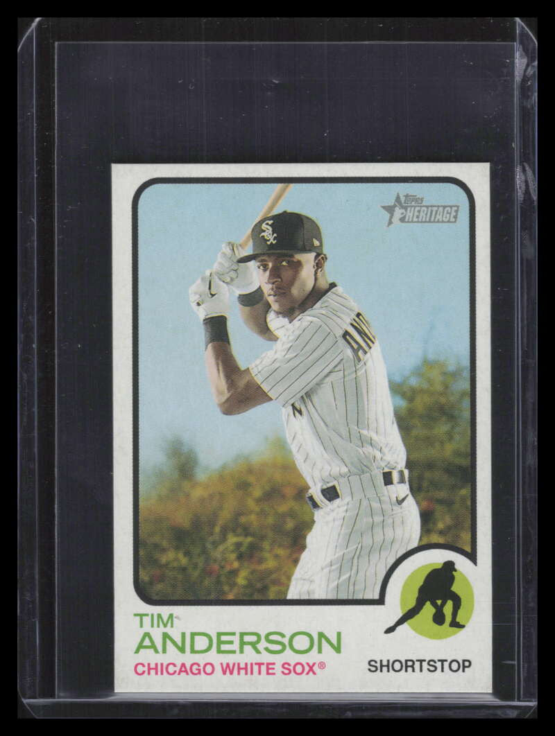 2022 Topps Heritage Mini 241 Tim Anderson 85/100