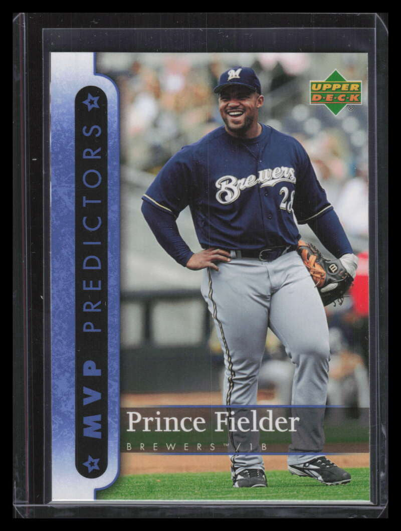 2007 Upper Deck MVP Predictors mvp53 Prince Fielder ID: 135805