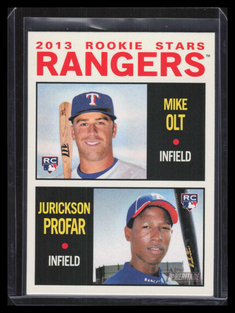 2013 Topps Heritage Venezuelan 261 Mike Olt Jurickson Profar Rookie