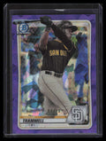 2020 Bowman Chrome Sapphire Purple Refractor bcp130 Taylor Trammell Rookie 4/20