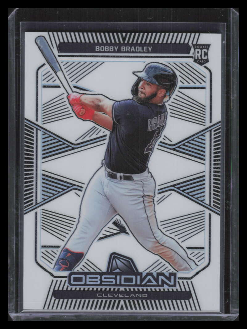 2020 Panini Obsidian Electric Etch Contra White 29 Bobby Bradley Rookie 3/8