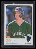2022 Topps Heritage Minors Flip Stock 57 Nick Yorke Rookie 7/25