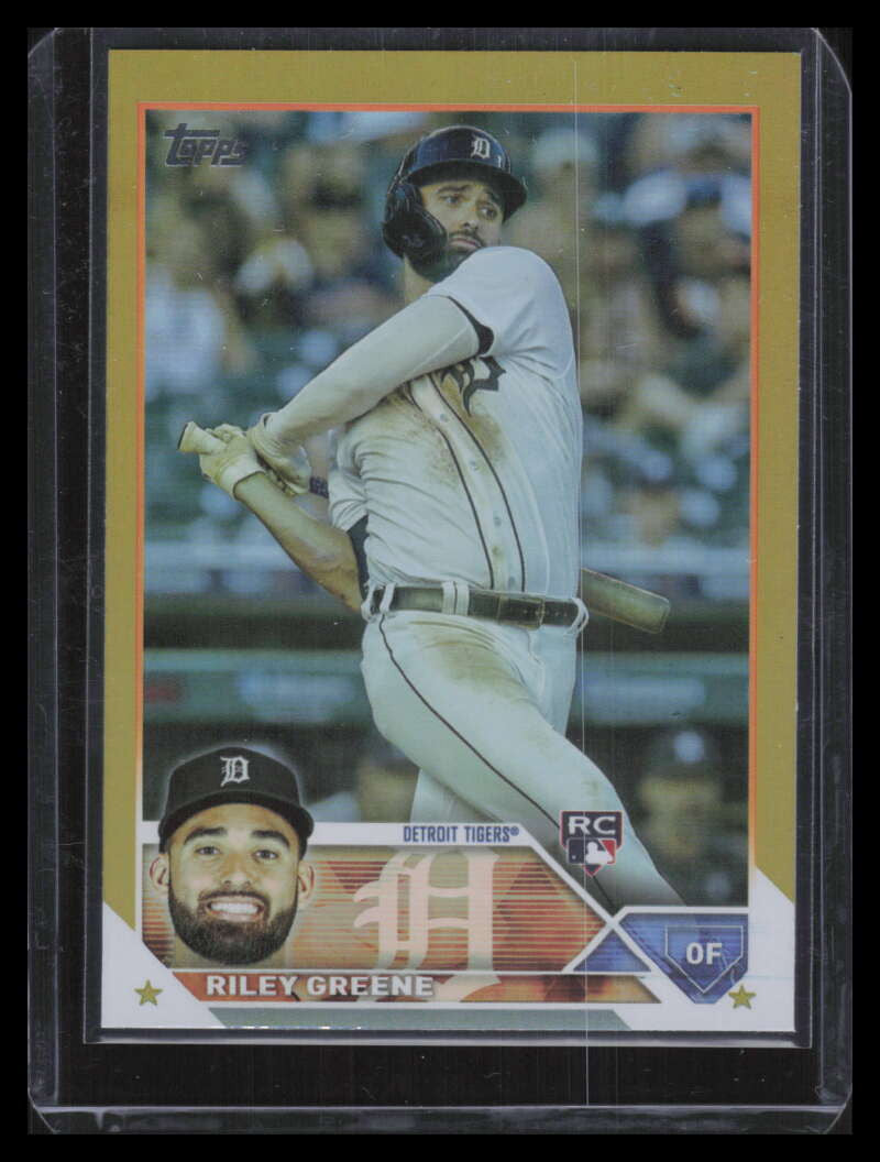 2023 Topps Gold Foil 31 Riley Greene Rookie