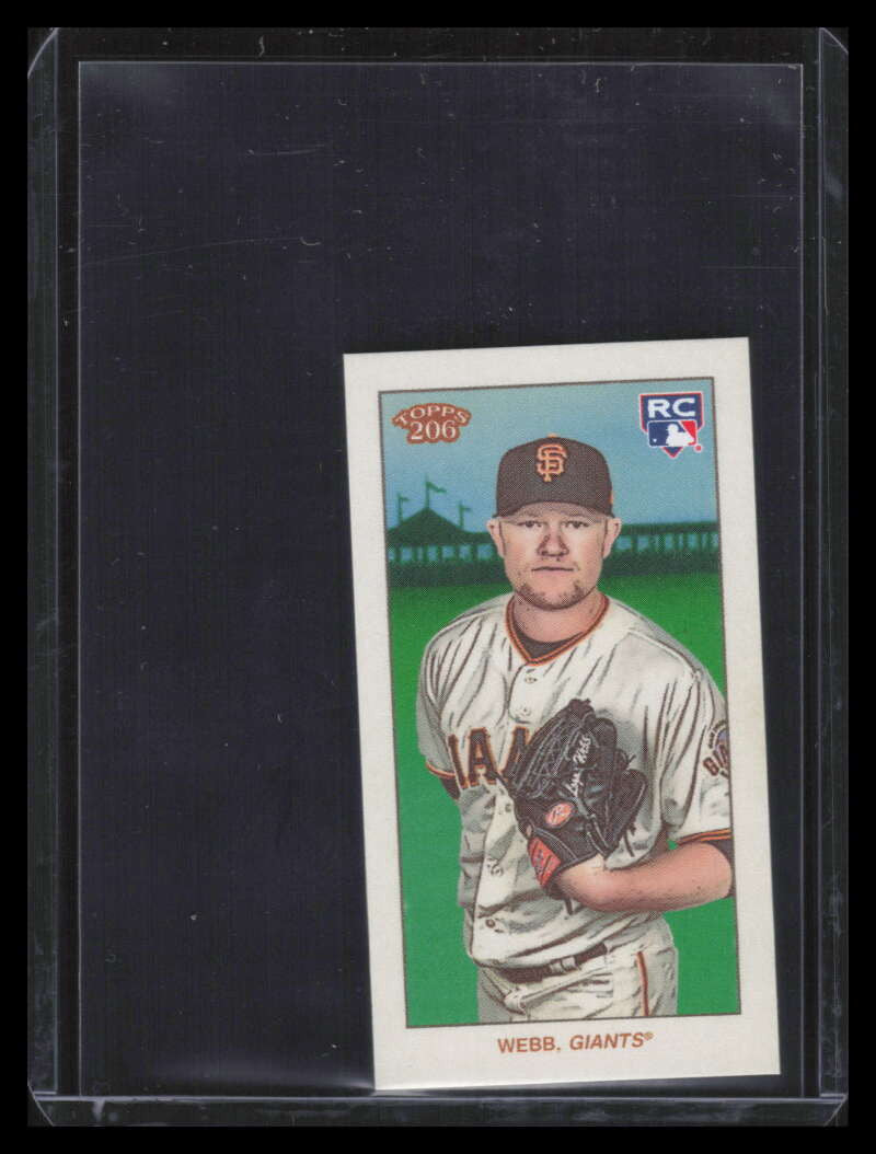 2020 Topps 206 Wave 1 Old Mill Back 46 Logan Webb Rookie